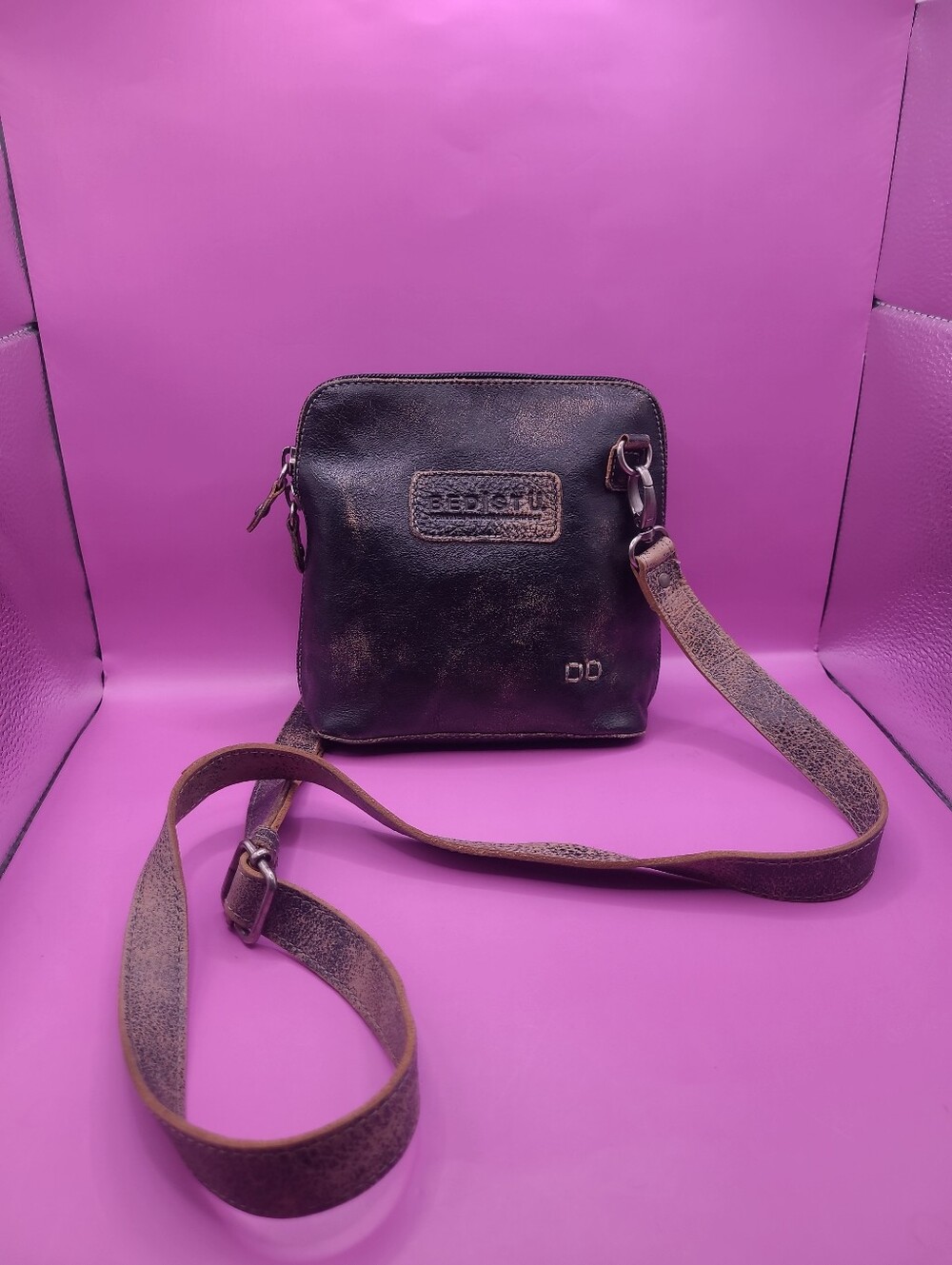 Bed|Stu Ventura Black Hand Washed Handbag Bed Stu Read Description